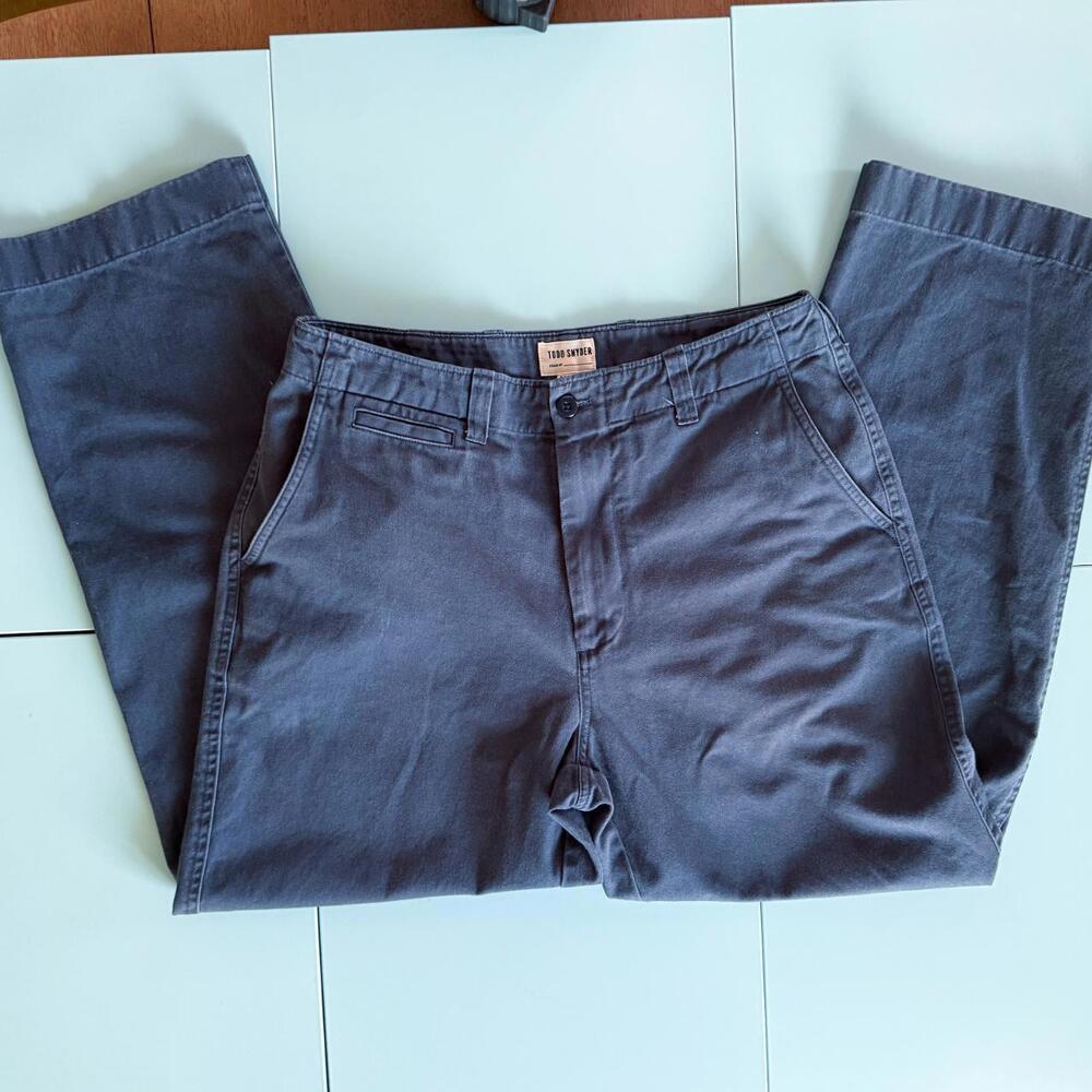 Todd Snyder Men's Navy Trousers